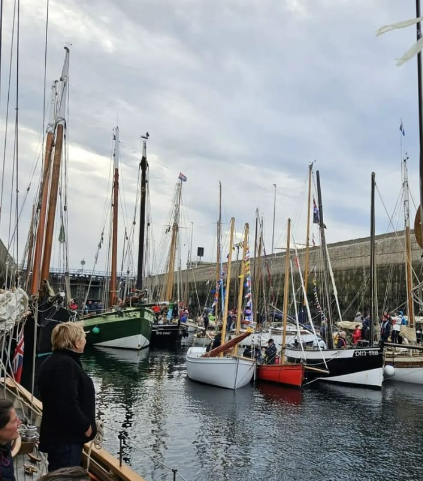 Repas des équipages à Saint-Malo avec les Old Gaffers